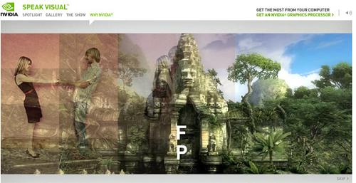 NVIDIA全球视觉计算技术领袖品牌网站赏