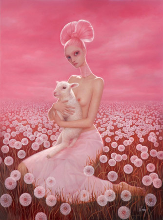 Lori Earley手中描绘的哥特女欣赏