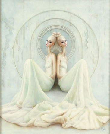 Lori Earley手中描绘的哥特女欣赏