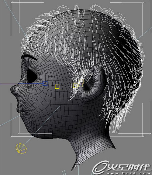 3DS Max毛发插件Hairtrix秘笈之人物发