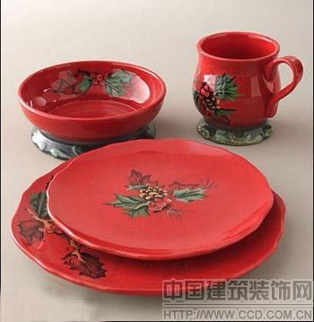 韩式妖娆花样餐具 浪漫情调尽显其中(组图)
