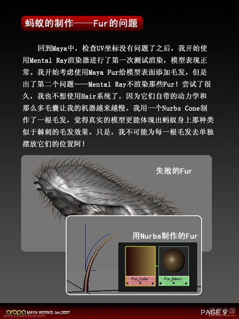 3D静帧《蚂蚁》制作剖析