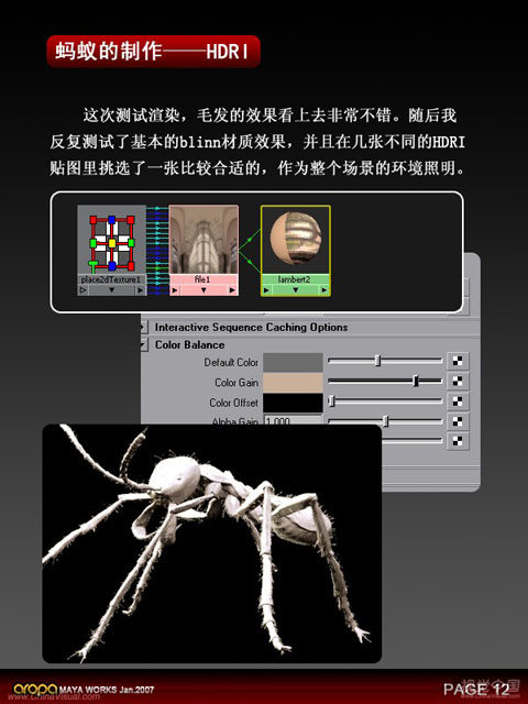 3D静帧《蚂蚁》制作剖析