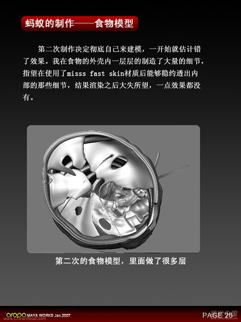昆虫质感—3D静帧《蚂蚁》制作剖析