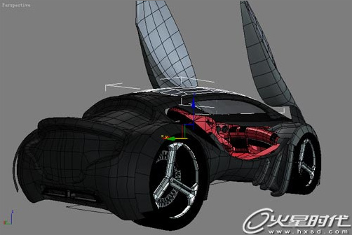 3Dsmax制作&ldquo;中国风&rdquo;概念跑车