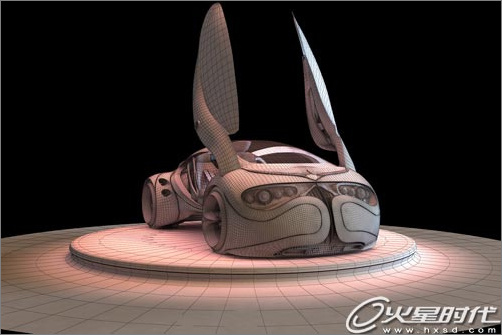 3Dsmax制作&ldquo;中国风&rdquo;概念跑车