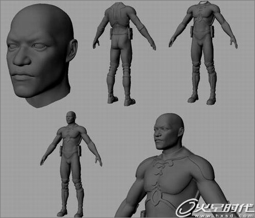 Maya教程详解：写实角色与钢铁机械制作