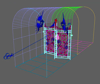 3DMAX打造神秘的闹鬼通道详细教程