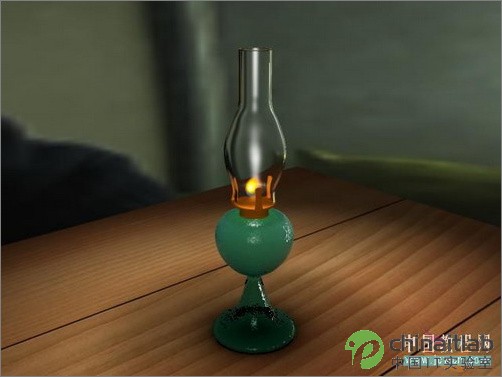 3Ss MAX打造逼真煤油灯