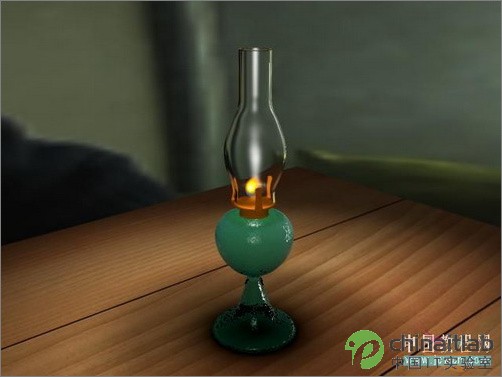 3Ss MAX打造逼真煤油灯
