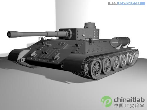 3D大型坦克建模教程
