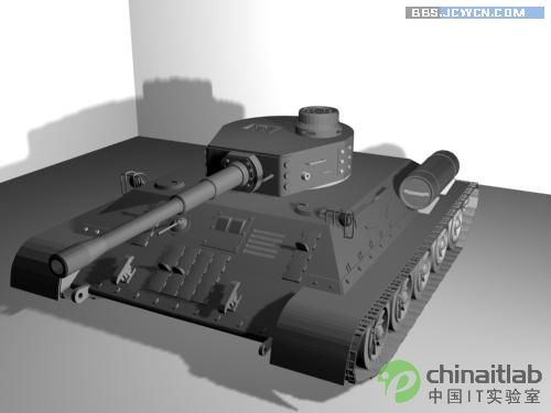 3D大型坦克建模教程