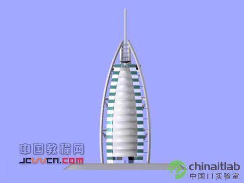 世界唯一的七星級酒店--建模方法