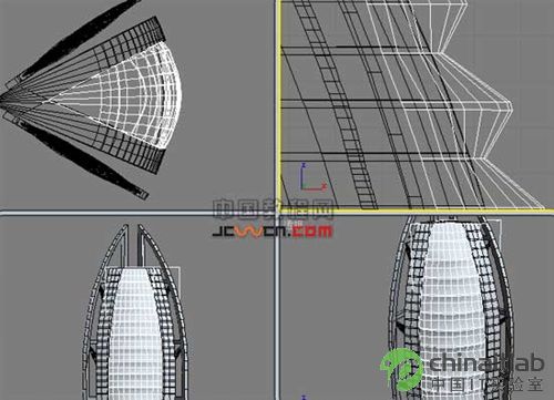世界唯一的七星級酒店--建模方法