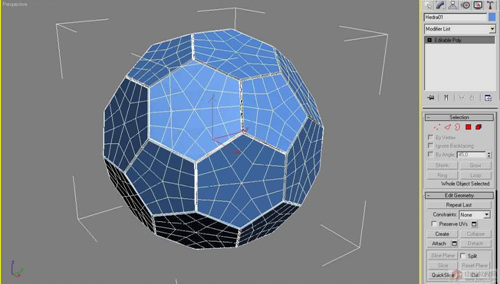 建模教程:教你用3D打造一个逼真足球