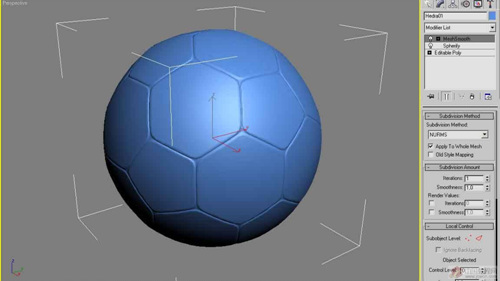 建模教程:教你用3D打造一个逼真足球