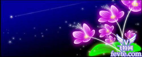 PS滤镜制作漂亮五彩花朵