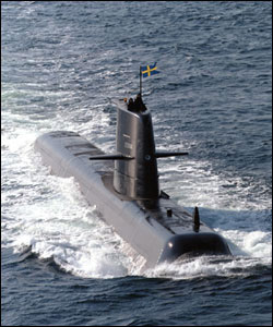 Photoshop创意合成沙漠里的核潜艇