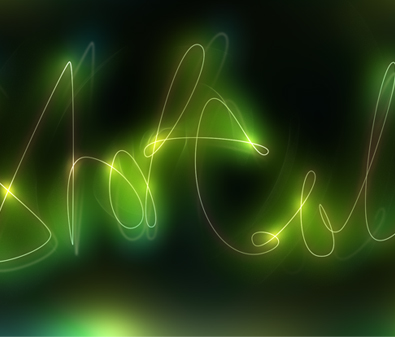 Photoshop制作梦幻高光效果字