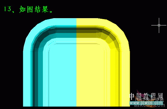 AutoCAD三维实例教程：旋转面、拉伸面及渲染中灯光的设置_中国教程网