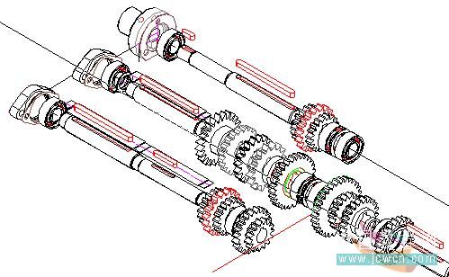 AutoCAD二维教程：细说机械零件轴测图的画法_中国教程网