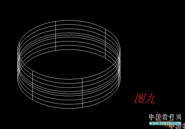 AutoCAD 2008三维教程：环形弹簧及弧线弹簧的几种画法_中国教程网
