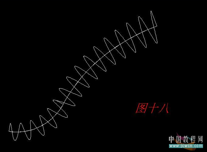 AutoCAD 2008三维教程：环形弹簧及弧线弹簧的几种画法_中国教程网