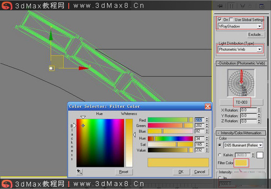 3DMAX室内客厅效果图渲染实例_3dmax8.cn