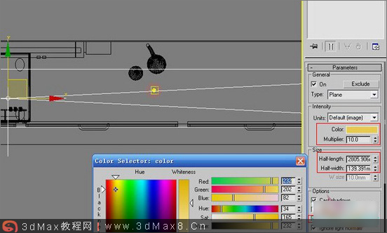 3DMAX室内客厅效果图渲染实例_3dmax8.cn