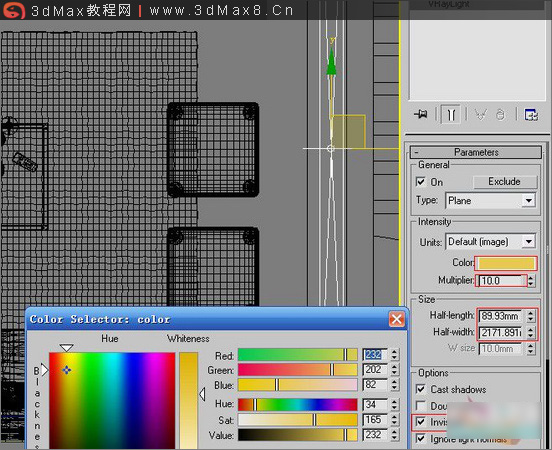 3DMAX室内客厅效果图渲染实例_3dmax8.cn