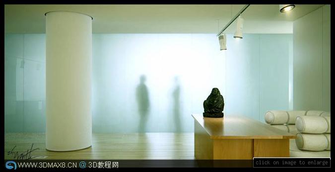 制作礼堂实例_3dmax8.cn