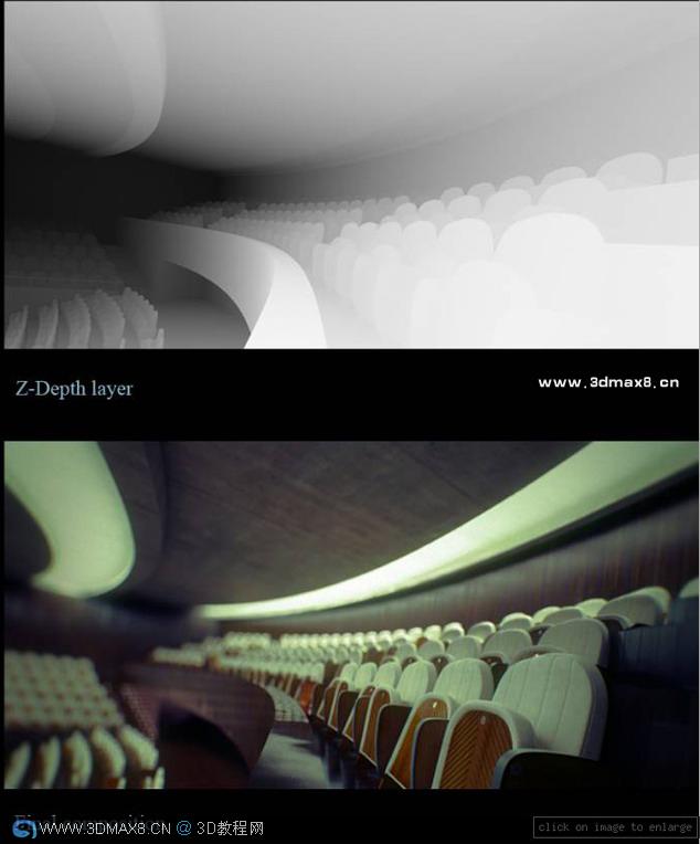 制作礼堂实例_3dmax8.cn