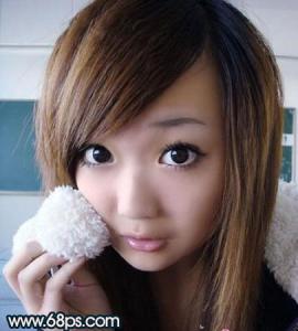 Photoshop调出可爱MM签名照的个性色彩