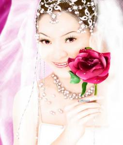 Photoshop鼠绘美女婚纱照