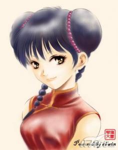 鼠绘水彩风格MM