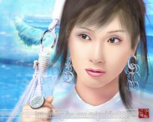鼠绘明星杨恭如头像