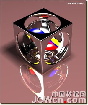 AutoCAD三维渲染教程：不锈钢、玻璃、倒影的渲染技巧详解_中国教程网