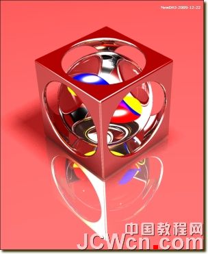 AutoCAD三维渲染教程：不锈钢、玻璃、倒影的渲染技巧详解_中国教程网