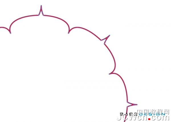 Illustrator实用教程：八瓣莲花形状的制作技巧_中国教程网