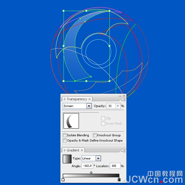 Illustrator实例教程：打造漂亮的梦幻高光气泡_中国教程网