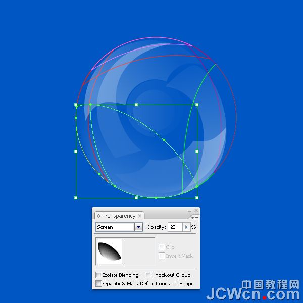 Illustrator实例教程：打造漂亮的梦幻高光气泡_中国教程网