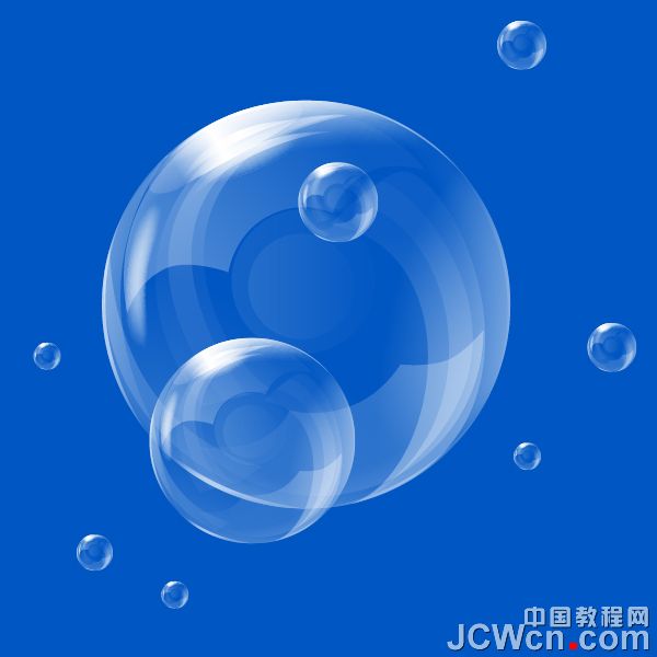 Illustrator实例教程：打造漂亮的梦幻高光气泡_中国教程网