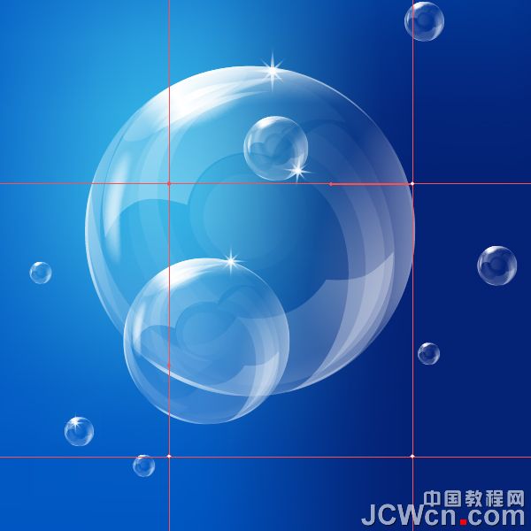 Illustrator实例教程：打造漂亮的梦幻高光气泡_中国教程网