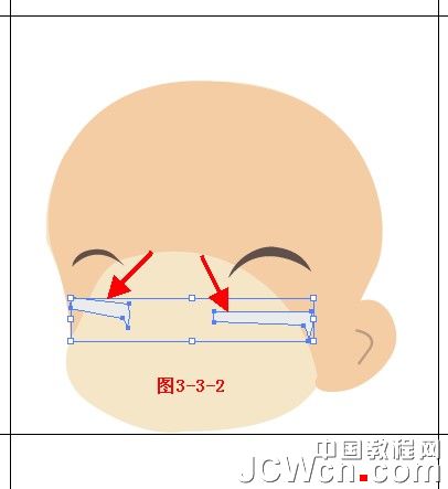 Illustrator鼠绘教程：绘制卡通人物系列之Q版小帅哥_中国教程网