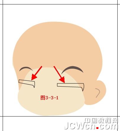 Illustrator鼠绘教程：绘制卡通人物系列之Q版小帅哥_中国教程网