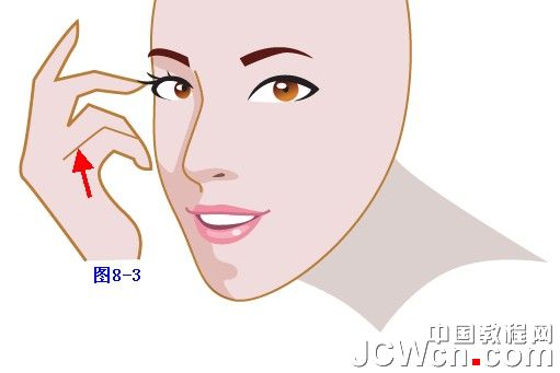 Illustrator鼠绘教程：插画人物系列之清纯美女的绘制-中_中国教程网