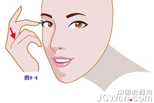 Illustrator鼠绘教程：插画人物系列之清纯美女的绘制-中_中国教程网