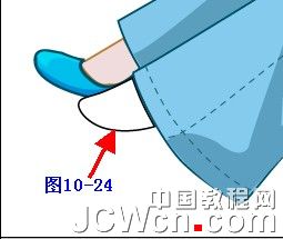 Illustrator鼠绘教程：插画人物系列之清纯美女的绘制-下_中国教程网