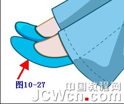 Illustrator鼠绘教程：插画人物系列之清纯美女的绘制-下_中国教程网