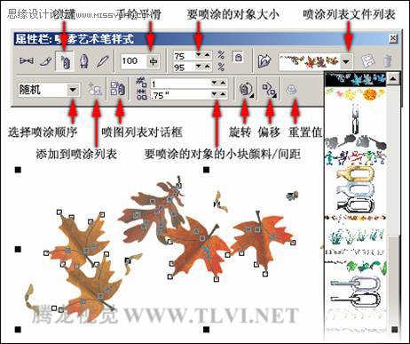 使用CorelDRAW中的艺术笔工具,PS教程,思缘教程网